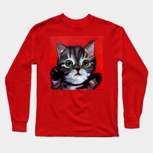 Cat mug shot 2 Long Sleeve T-Shirt